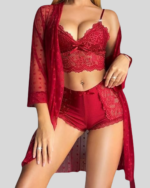 Lace Bralette & Shorts Set