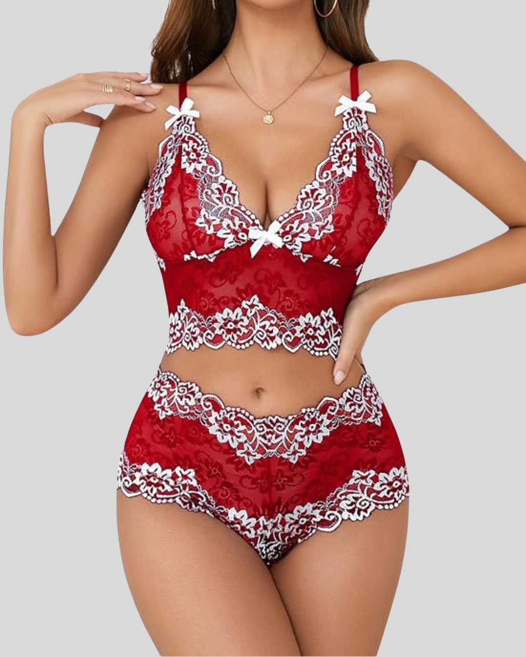 50 Women Lace Pajamas Lingerie Set - Image 1