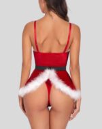 Jingle Velvet Magic Set Velvet Lingerie set for Christmas - Image 2